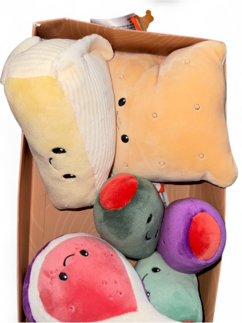 Plush Fruit & Snack Toy Set - Colorful Smiling Plushies for Kids bundle - Picture 3 of 4
